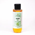 100 % pure wood pressed jojoba oil |Rich in Vitamin E & Antioxidants |Balances Scalp • Adds Natural Shine