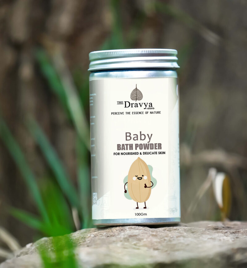 Ayurvedic Baby bath powder - Soap-Free Cleanser • Softens & Refreshes |Made with Natural Herbs & Grains