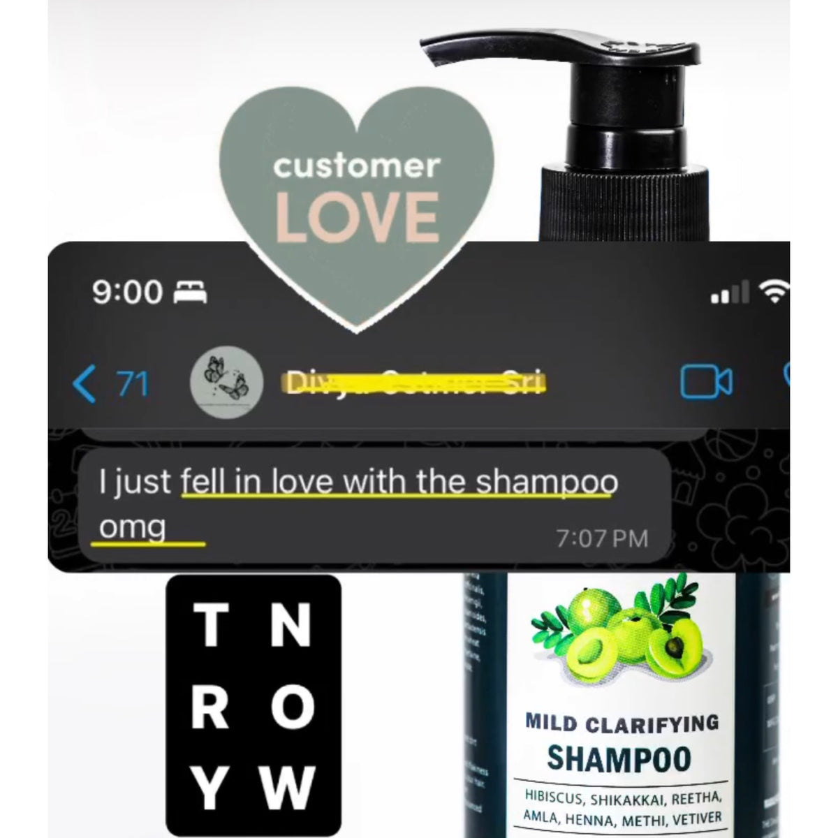 Mild Herbal Clarifying Hair Shampoo