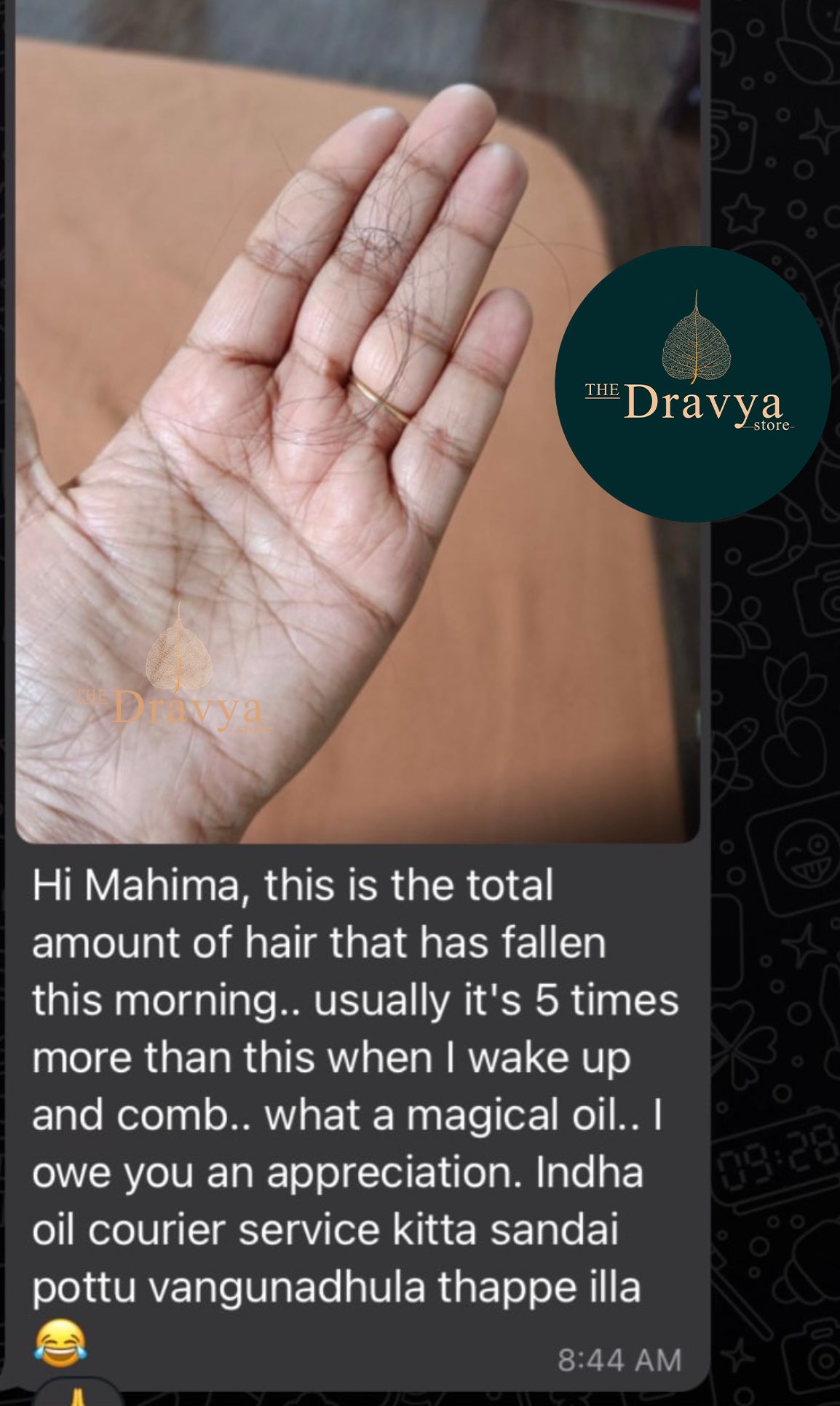 DRAVYA™ Kesha Raksha _
49-Herb Ayurvedic Hair Revival Oil