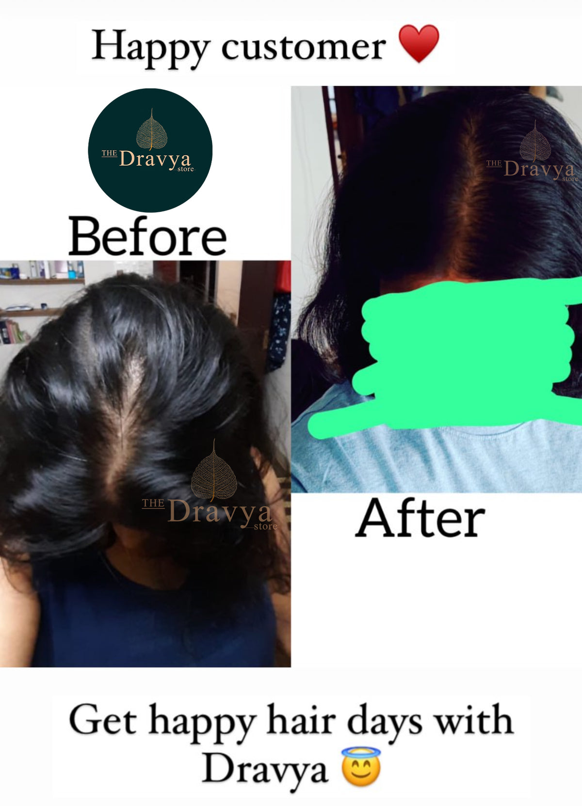 DRAVYA™ Kesha Raksha _
49-Herb Ayurvedic Hair Revival Oil