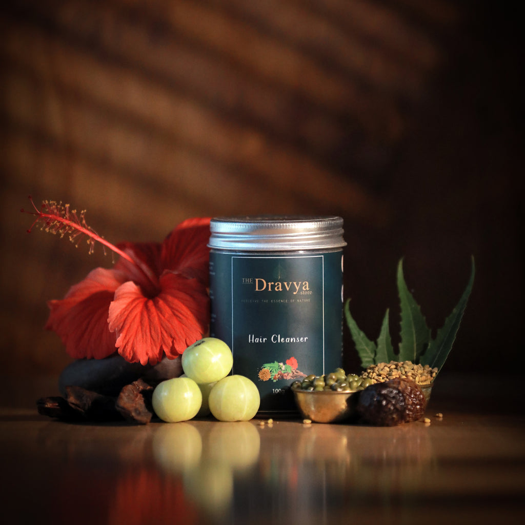 Ayurvedic Hair Cleanser - Enriched with Hibiscus, Amla, Neem
