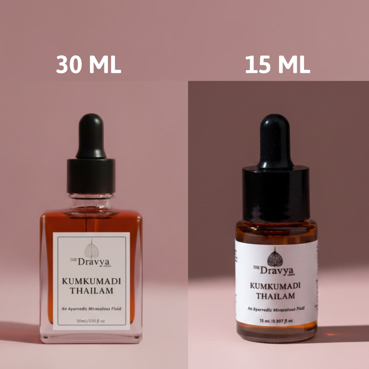 DRAVYA Kumkumadi Thailam – Ayurvedic Radiance & Even-Tone Facial Oil | Fading dark spots, sun tan and pigmentation