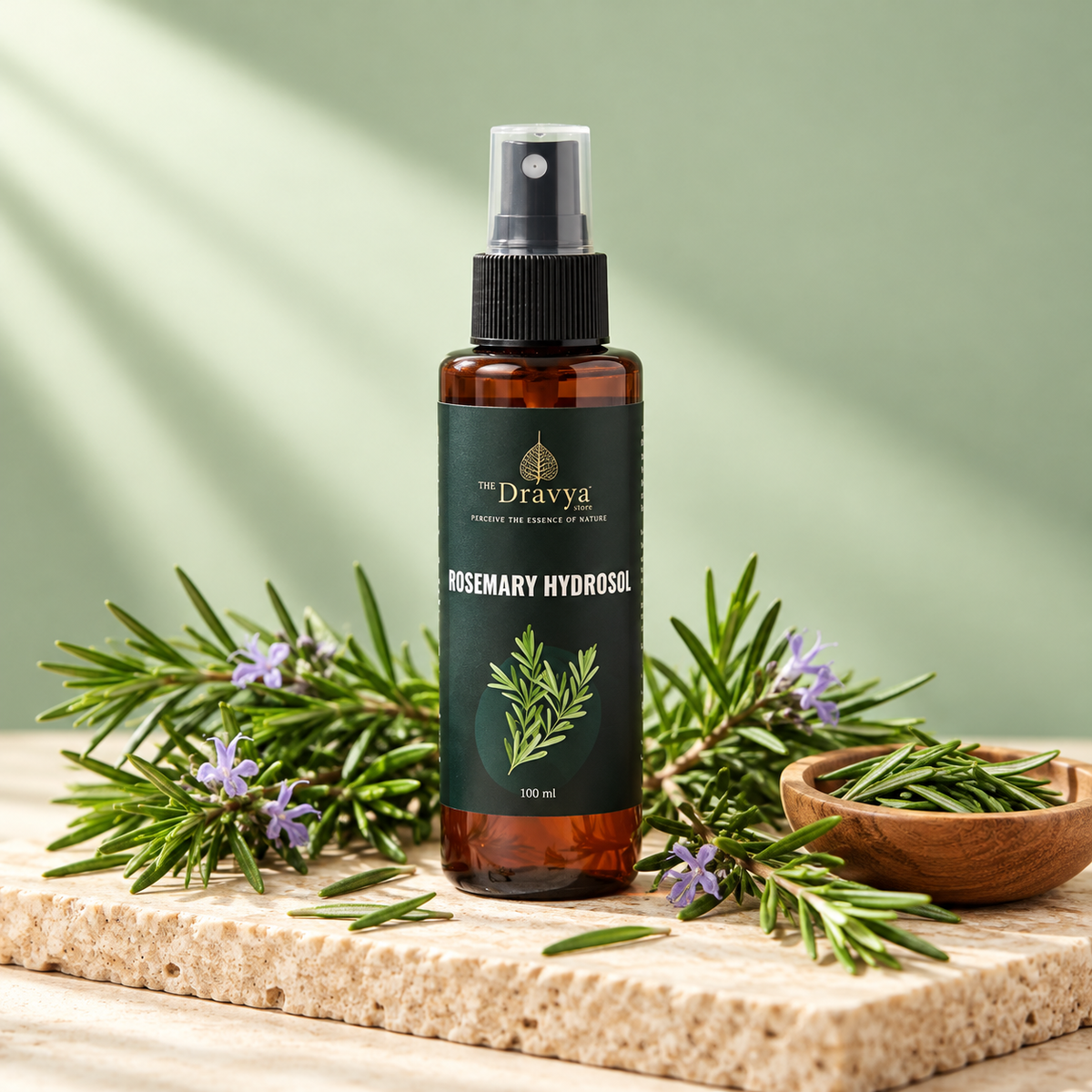⁠Pure Rosemary Hydrosol – Scalp & Hair Tonic |Promotes Healthy-Looking Hair